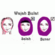 Memilih Jilbab yang Sesuai dengan Bentuk Wajah (bag. 1)
